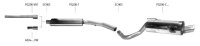 Bastuck Front silencer - Peugeot 206 (w/o RC+GT)