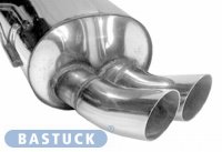 Bastuck Rear silencer with double tailpipes DTM 2 x...