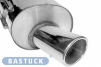 Bastuck Rear silencer with single tailpipe oval 110 x 70...