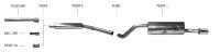 Bastuck Rear silencer with single tailpipe 1 x Ø...