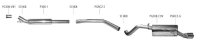 Bastuck Rear silencer with double tailpipe oval 110 x 70...