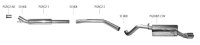 Bastuck Rear silencer with double tailpipe oval 110 x 70 mm - Peugeot 308 CC Coupé Cabrio (Petrol Turbo / Diesel)