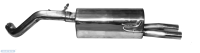 Bastuck Rear silencer with 2 x exit tailpipe Ø...
