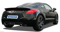 Bastuck Rear silencer with 2 x exit tailpipe Ø 51,0 mm for original rear valance exit - Peugeot RCZ R