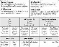 Bastuck Vorschalldämpfer - 81-91 Porsche 924 Turbo / 88-91 Porsche 944 Turbo (S)