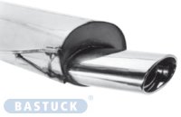 Bastuck Rear silencer with single tailpipe oval 153 x 95...