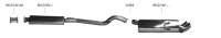 Bastuck Front silencer - Renault Clio 2 2.0 16V