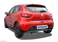 Bastuck Rear silencer with double exit and inward curl 2 x Ø 70 mm - Renault Clio 4 1.0T/1.2 (+Diesel)