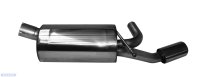 Bastuck Rear silencer with single oval tailpipe cut...