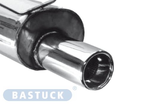 Bastuck Rear silencer with single tailpipe 1 x Ø 100 mm - Renault Megane 1 (Coach-Coupé)