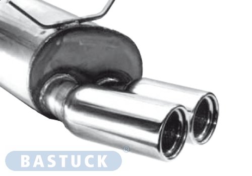 Bastuck Rear silencer with double tailpipes 2 x Ø 90 mm - Renault Megane 1 Grandtour (Estate)