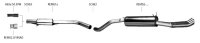 Bastuck Rear silencer with double tailpipes 2 x Ø 90 mm - Renault Megane 1 Grandtour (Estate)