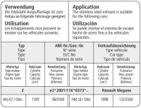 Bastuck Flexibles Verbindungsrohr - Renault Megane 2 RS 2.0T (+RS CDT Diesel) / Megane 3 Benziner Turbo (+RS)