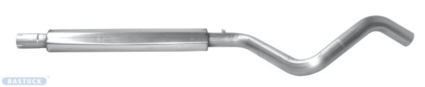 Bastuck Front silencer - Renault Megane 2 RS 2.0T (+RS CDT Diesel)