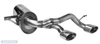 Bastuck Rear silencer with 2 oval tailpipes cut 20°...