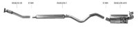 Bastuck Rear silencer with central exit 1 x Ø 70 mm for original rear valance exit - Renault Megane 3 RS