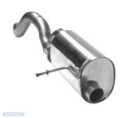 Bastuck Rear silencer with exhaust flap  - Renault Megane...