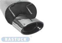 Bastuck Rear silencer with single tailpipe oval 153 x 95...