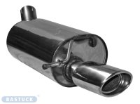 Bastuck Rear silencer with single tailpipe oval 120 x 80...