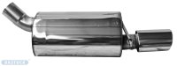 Bastuck Rear silencer with single tailpipe oval 120 x 80...