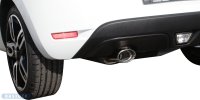 Bastuck Rear silencer with single tailpipe oval 120 x 80 mm - Renault Twingo 2 / Renault Wind