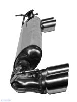 Bastuck Rear silencer with double tailpipe 2 x Ø...