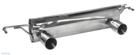 Bastuck Rear silencer with single tailpipe LH + RH, 1 x...