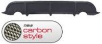 Bastuck Rear valance insert, Carbon Style, with cut out for 2 x single tailpipe - Ford Focus 2 Facelift