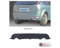 Bastuck Rear valance insert, Carbon Style, with cut out for 2 x single tailpipe - Ford Focus 2 Facelift