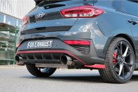 FOX tailpipes fits to original final silencer - 1x130 Typ 14 right/left - Hyundai i30N Facelift