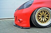 Maxton Design Front Splitter for v.1 gloss black - Honda JAZZ MK1