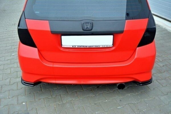 Maxton Design Rear Side Splitters gloss black - Honda JAZZ MK1