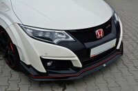 Maxton Design Front Ansatz v.2 schwarz Hochglanz - Honda Civic IX Type-R