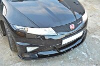 Maxton Design Front Splitter gloss black - Honda Civic VIII Type-R GP
