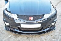Maxton Design Front Splitter gloss black - Honda Civic VIII Type-R GP