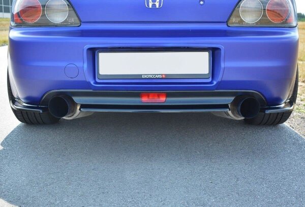 Maxton Design Rear Side Splitters gloss black - Honda S2000