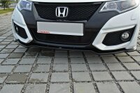 Maxton Design Front Ansatz schwarz Hochglanz - Honda Civic MK9 Facelift