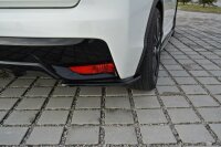 Maxton Design Heck Ansatz Flaps Diffusor schwarz Hochglanz - Honda Civic MK9 Facelift