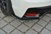 Maxton Design Heck Ansatz Flaps Diffusor schwarz Hochglanz - Honda Civic MK9 Facelift