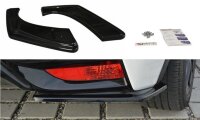 Maxton Design Rear Side Splitters gloss black - Honda...