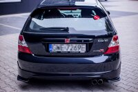 Maxton Design Rear Side Splitters gloss black - Honda Civic EP3 (MK7) Type-R/S Facelift