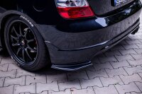 Maxton Design Rear Side Splitters gloss black - Honda Civic EP3 (MK7) Type-R/S Facelift