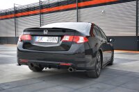 Maxton Design Diffusor Heck Ansatz schwarz Hochglanz - Honda Accord MK8 CU-Serie Pre-Facelift Sedan