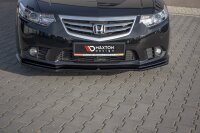 Maxton Design Front Splitter gloss black - Honda Accord VIII (CU Series) Facelift