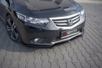 Maxton Design Front Splitter gloss black - Honda Accord VIII (CU Series) Facelift