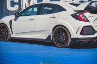 Maxton Design Robuste Racing Seitenschweller Ansatz rot -...