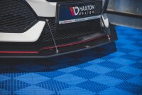 Maxton Design Racing Front Extension red - Honda Civic X Type-R