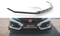 Maxton Design Robuste Racing Front Ansatz V.2 schwarz - Honda Civic X Type-R