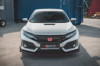Maxton Design Robuste Racing Front Ansatz V.2 rot - Honda Civic X Type-R