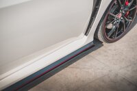 Maxton Design Racing Durability Side Skirts Diffusers V.2 red - Honda Civic X Type-R